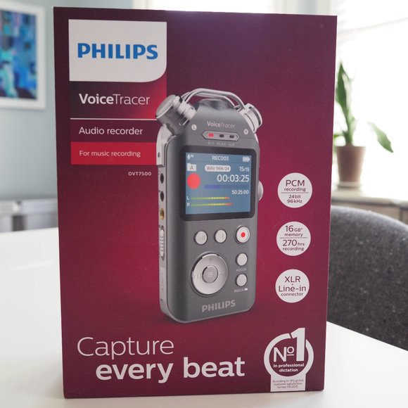 Philips VoiceTracer DVT7500 Digital Recorder for Music Recording -Discontinued! - Picture 1 of 11